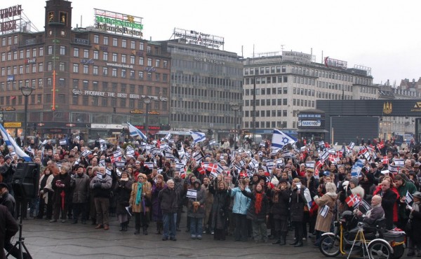 Pro-Israel demonstration in Copenhagen