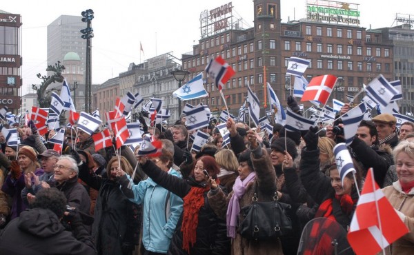 Pro-Israel demonstration in Copenhagen
