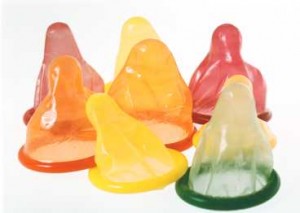 kondomer i färg