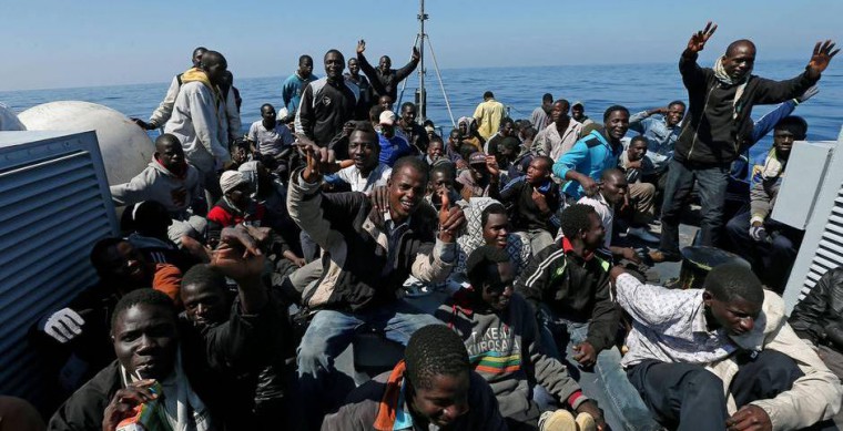 Migranter från Afrika